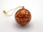 St Paul's Cathedral Fair Trade Kashmir Red Bauble